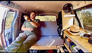 BUDGET BUILDOUT - $300 Camper Conversion for Sienna Minivan - TONS OF HIDDEN STORAGE