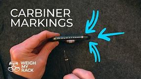 What the numbers on CARABINERS mean...