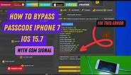 How To Bypass Passcode Iphone7 WITH UnlockTool🔥 || Fix Error BootingRAMDISK..Fall🔥/👉COMPL.TUTORIAL