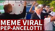 MEME ANCELOTTI - GUARDIOLA que es VIRAL en REDES del REAL MADRID | MANCHESTER CITY | AS