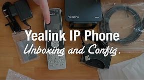 Yealink W60P Cordless DECT IP Phone (Unboxing and Setup)