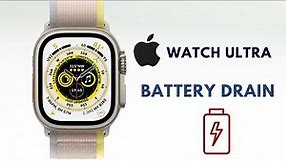 How To Fix Apple Watch Ultra Battery Draining Fast
