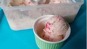 草莓冰淇淋食譜–不需機器 Strawberry Ice Cream Recipe–no machine