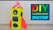 DIY I How To Make a Cardboard Playhouse I Spaceship I Easy