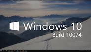 Windows 10 Build 10074 - Improved UI, Cortana, Sounds + MORE