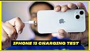 iPhone 13/14 Battery Charging Test | iPhone 13/14 Battery Test | Using Apple 20W Adapter with iPhone