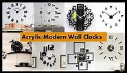 Acrylic Wall clock | Wall clock DIY | modern wall clock | new style Clock |how to install wall clock