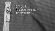 Do it yourself: Replacing the YKK zipper divider and/or puller