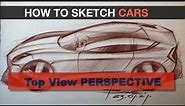 How to Draw Cars - TOP View Perspective Luciano Bove