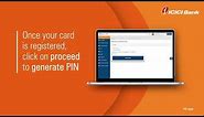 How to generate Debit Card PIN using ICICI Bank Corporate Internet Banking
