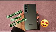 Samsung Galaxy S22 Verde! Celular lindíssimo! 😍