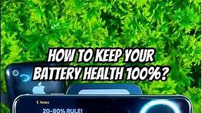 Battery Health 100%? How?😱 #apple #appleproduct #tech #iphonerepairing #iphone #iphone6 #ios