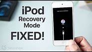 3 Simple Ways to Fix iPod Stuck in Recovery Mode without Losing Any Data