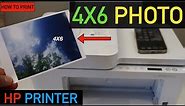 How To Print 4X6 Photo On HP Printer ?