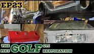 "The Mk3 Golf Gti Restoration" EP23 Front Crossmember And More Rust !!!