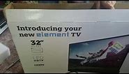 Element 32 inch walmart TV unboxing $100