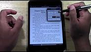 The Kindle App on the iPad Mini​​​ | H2TechVideos​​​