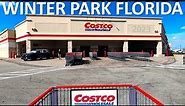 Shopping at Costco Wholesale in Winter Park Florida on University Blvd