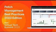 Patch Management Best Practices 2023 Edition