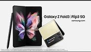 Galaxy Z Fold3 | Z Flip3 5G Pre-Reserve Film | Samsung