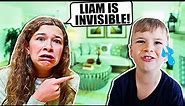 OUR BROTHER IS INVISIBLE!! **PRANK** | JKREW