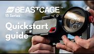 Getting started with Beastcage for iPhone 15 Pro &15 Pro Max. Dedicated filmmaking cage for iPhone