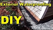 Exterior Waterproofing, Complete How To for Do It Yourself Homeowners, by Apple Drains