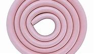 M2cbridge U Shape Extra Thick Furniture Table Edge Protectors Foam Baby Safety Bumper Guard 6.5 Ft (Pink)