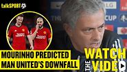 Jose Mourinho predicted Manchester United downfall with iconic 12-minute press conference rant