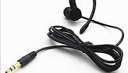LINHUIPAD Single Side Earbud Headphones Stereo in-Ear Earphone Removable Hook Earphone for PC Smartphones MP3 MP4 Players