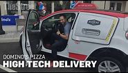 Behind The Wheel Of Domino's Pizza New High Tech Delivery Car
