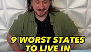 The 9 Worst States to Live in. Full video below | Games by Alex