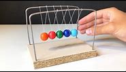 How to Make Simple Newton’s Cradle at Home