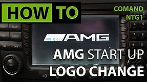 HOW TO Change Mercedes COMAND Start Up Logo to AMG - CLS W219 & E Class W211 + Others