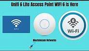 Unifi 6 Lite Access Point WIFI 6 Is Here