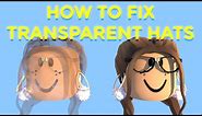HOW TO FIX TRANSPARENT HATS? (BLENDER 2.8) | ROBLOX