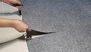 Self Adhesive Carpet Tiles -Easy Install DIY-Non-Slip Peel and Stick Carpet Tile Commercial Carpet Floor Tiles Multi-Purpose Floor Mat for Home and Pets 12 Tiles Per Carton/12sq Ft.