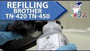 How to Refill a Brother TN-420 or TN-450 Cartridge