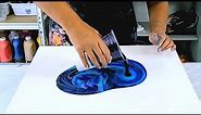 Paint and Water Only! ~ Using Very Thin Acrylic Paint to Create Beautiful Fluid Abstract Art