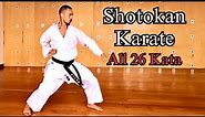 All 26 Shotokan Karate Kata 🥋⛩️