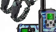 Walkie Talkies for Kids 22 Channel 2 Way Radio 3 Miles Long Range Handheld Walkie Talkies Durable Toy Best Birthday Gifts for 6 Year Old Boys and Girls fit Adventure Game Camping (Blue Camo 1)