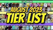 [YBA] NEW OFFICIAL YBA SKIN TRADING TIER LIST (AUGUST 2023)
