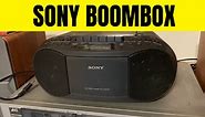 Sony Portable Boombox - These are the Best Features
