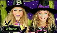 Cute Halloween Witch Costumes and Makeup