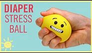 DIY | Emoji Stress Ball (made from a Diaper!!)