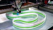 The process of mass-producing LED Signboard with high-performance 3D printers.LED signboard in Korea