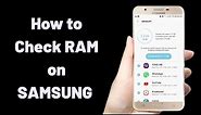 how to check ram in samsung galaxy j7 prime