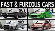 FAST & FURIOUS CARS IN FORZA HORIZON 4 PART 1 | 1-7 All 65 CARS IN THE MOVIES