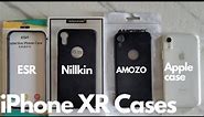 iPhone XR cases Unboxing | NillKiN | ESR | AZOMO | APPLE ORIGINAL CASE