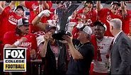 No. 11 Utah hoists the PAC-12 trophy after upsetting No. 4 USC | CFB on FOX